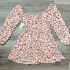 JustFab Floral Mini Dress